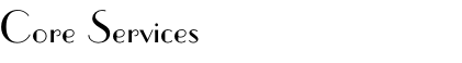 Core Services